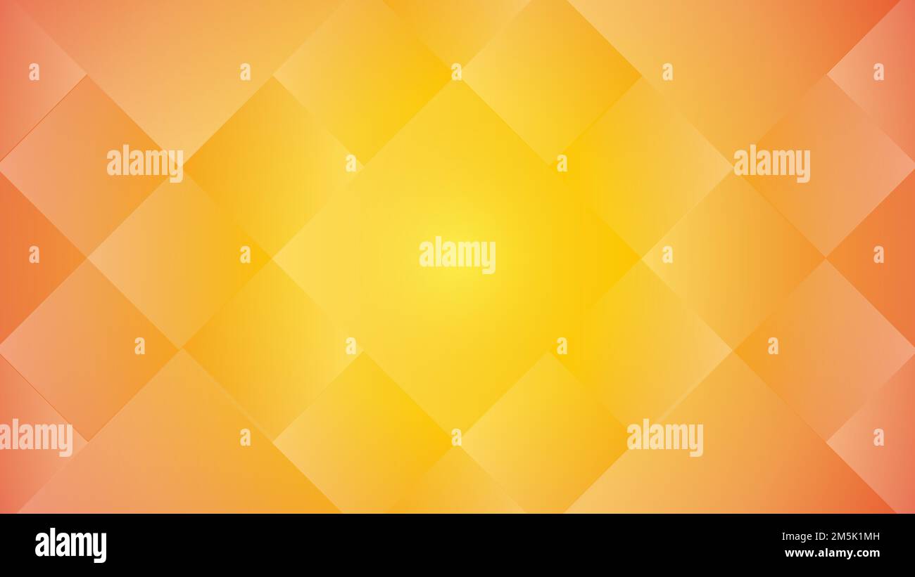 Lo sfondo arancione dalle forme romboidali - un moderno motivo geometrico Foto Stock