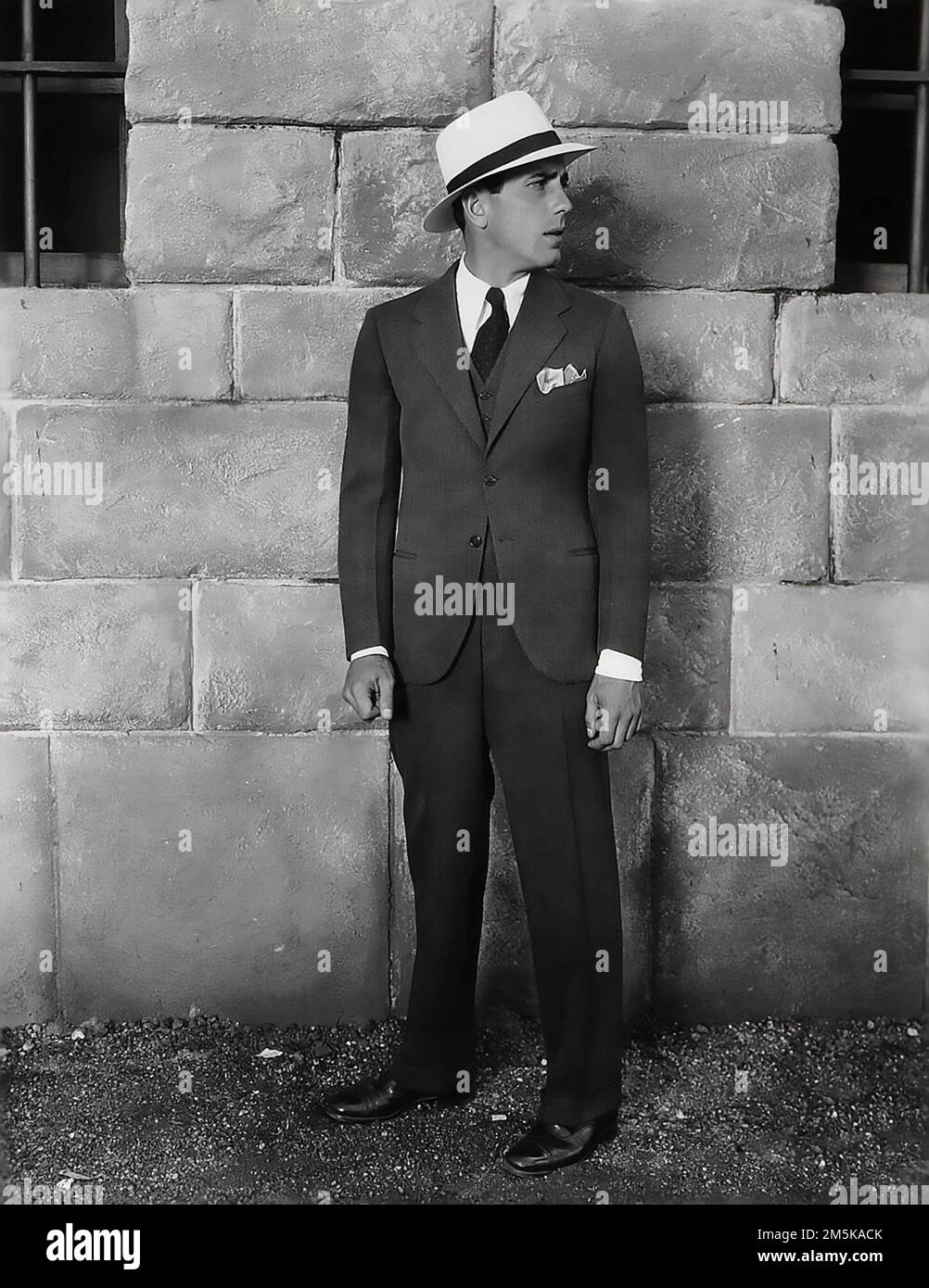 Prima foto di Humphrey Bogart. Foto pubblicitaria per il film Up the River (1930) Foto Stock