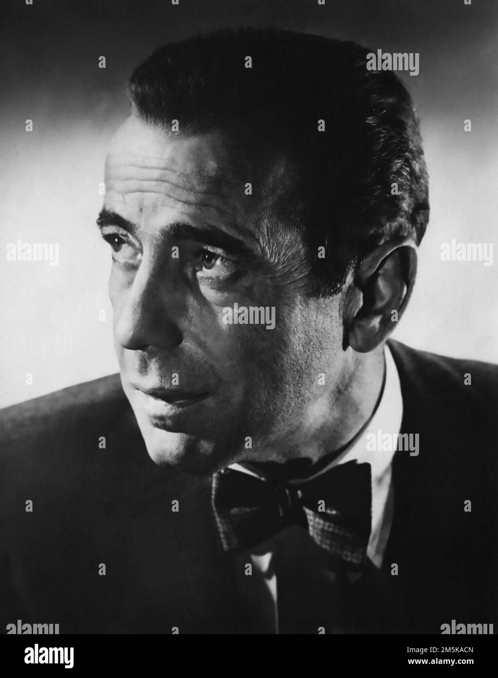 Ritratto della star hollywoodiana Humphrey Bogart foto ca 1950 Foto Stock