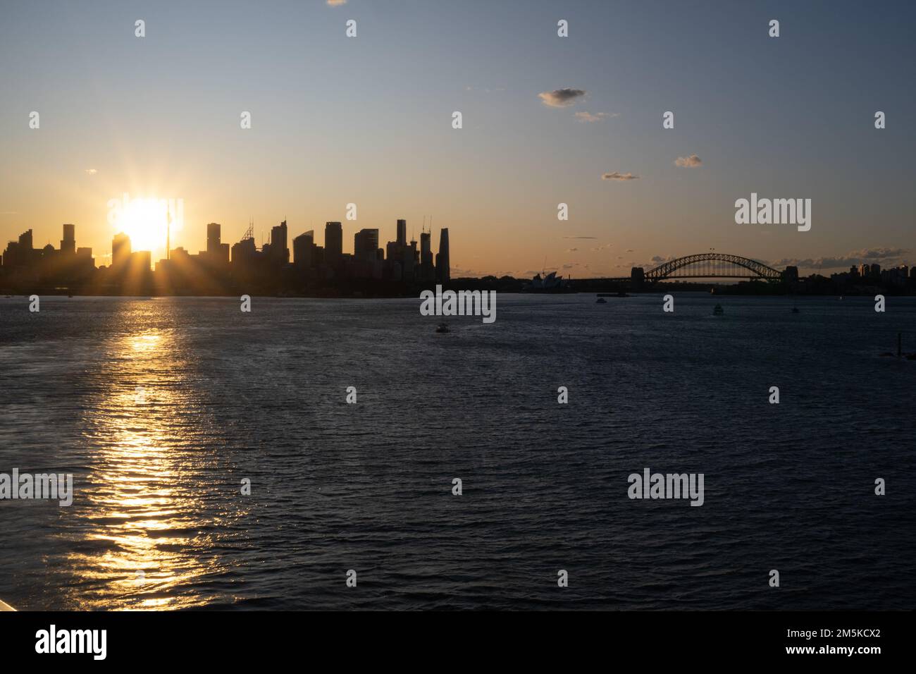 Sydney Sunset Foto Stock