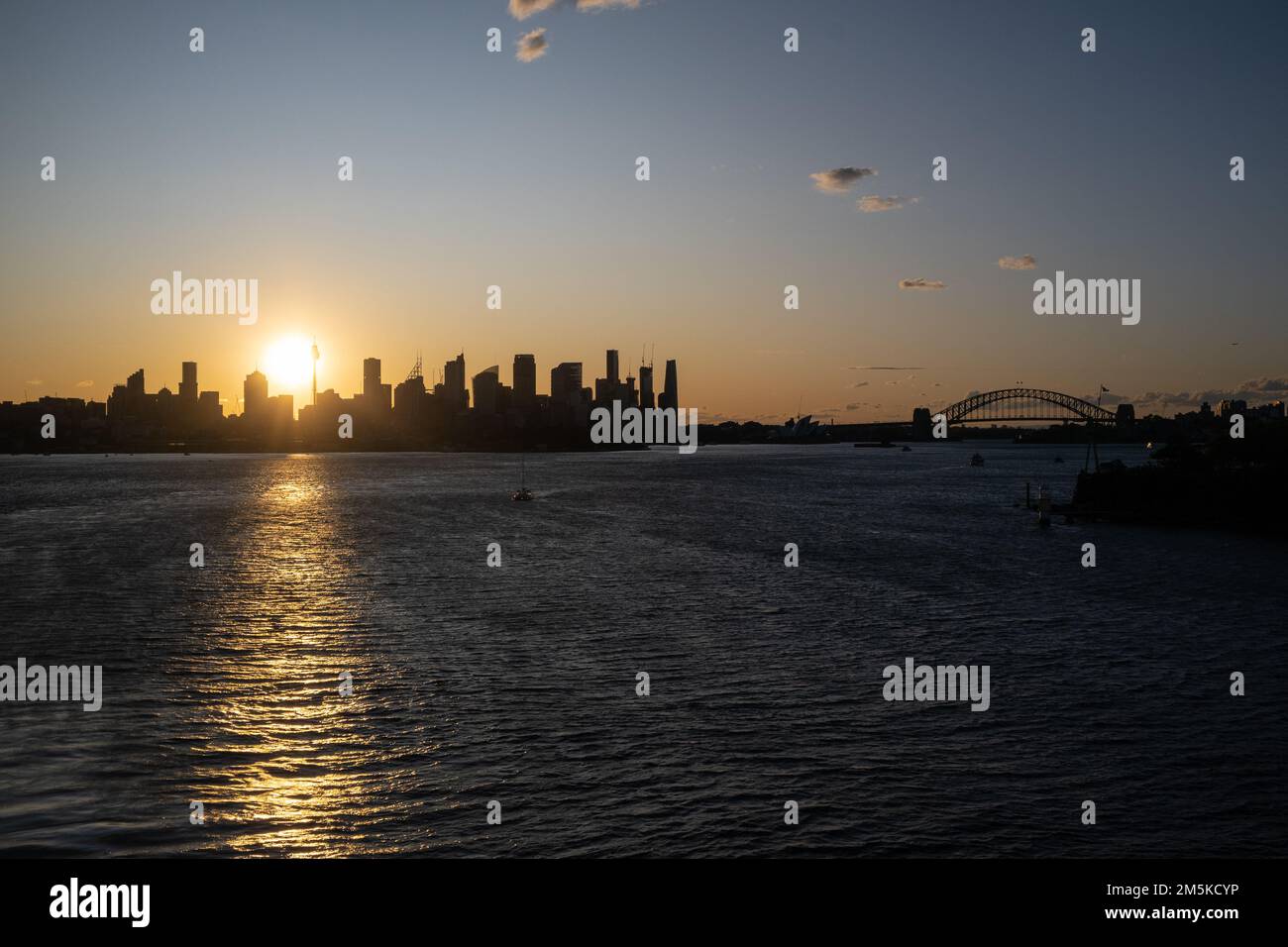 Sydney Sunset Foto Stock