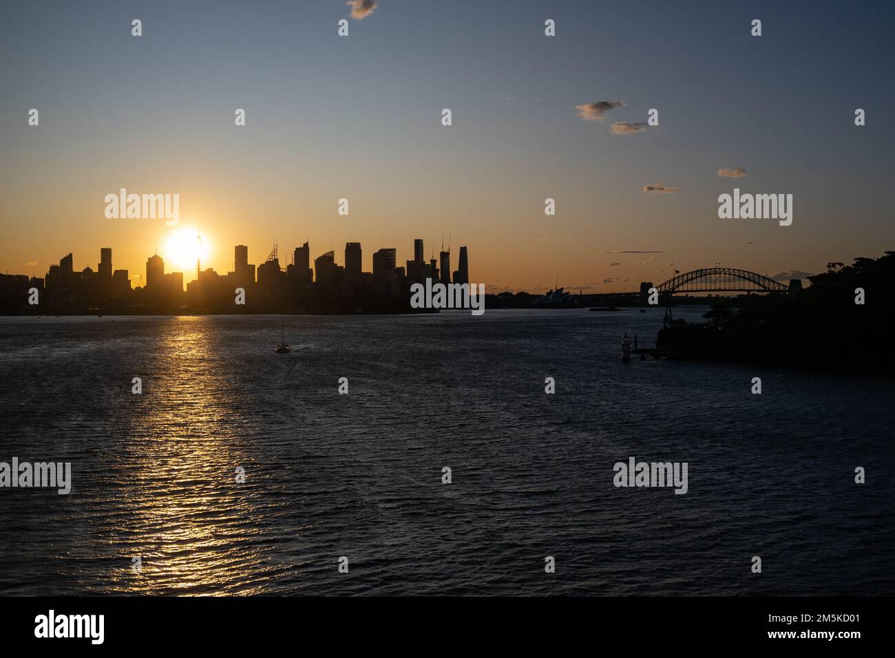 Sydney Sunset Foto Stock
