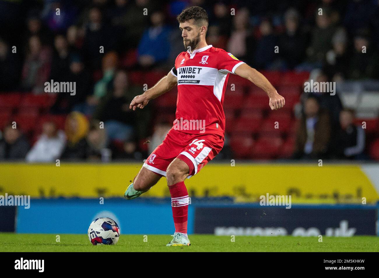 Tommy Smith durante la partita del campionato Sky Bet tra Blackburn Rovers e Middlesbrough a Ewood Park, Blackburn, giovedì 29th dicembre 2022. (Credit: Mike Morese | MI News) Credit: MI News & Sport /Alamy Live News Foto Stock