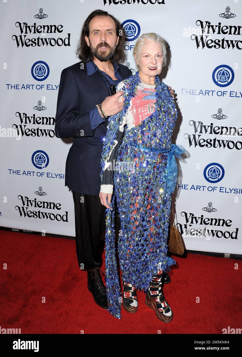 La pionieristica designer di moda Dame Vivienne Westwood è morta a 81peacefully anni circondata dalla sua famiglia a Londra, Inghilterra, il 29 dicembre 2022. 9 gennaio 2016 Culver City, CA. Vivienne Westwood, Andreas Kronthaler Art of Elysium's 9th Annual Heaven Gala held at 3LABS © LuMarPHOTO / AFF-USA.COM Foto Stock