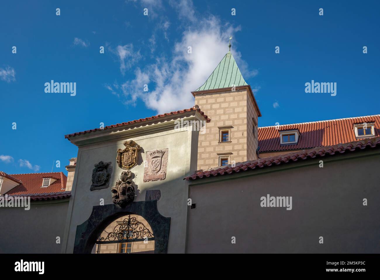 Supreme Burgrave Residence - Praga, Repubblica Ceca Foto Stock