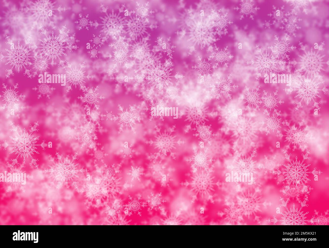 il computer ha generato un'immagine ad alta risoluzione di sfondo astratto rosso fiocchi di neve Foto Stock