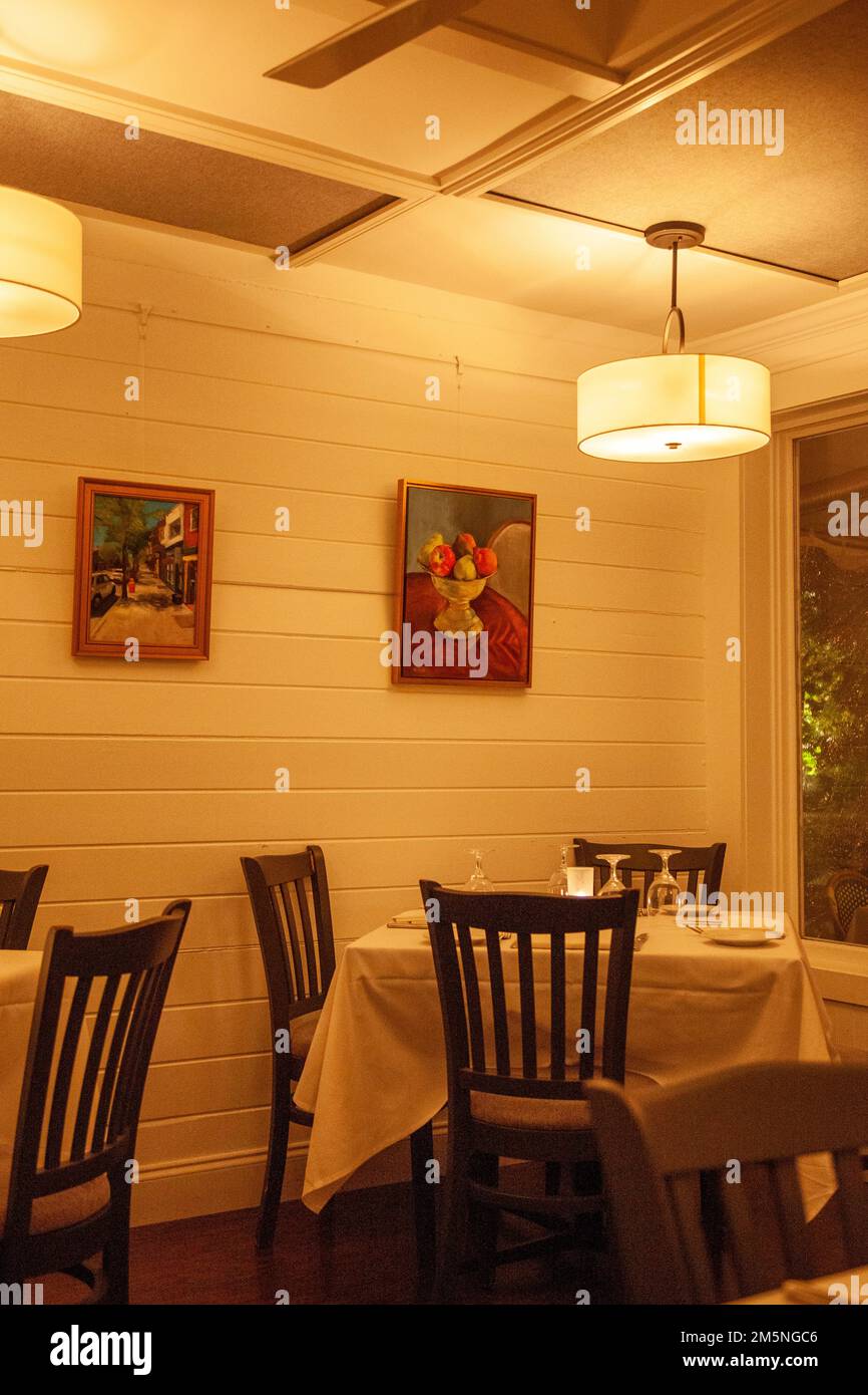 Jansen Restaurant su Chestnut Hill a Philadelphia, Stati Uniti Foto Stock