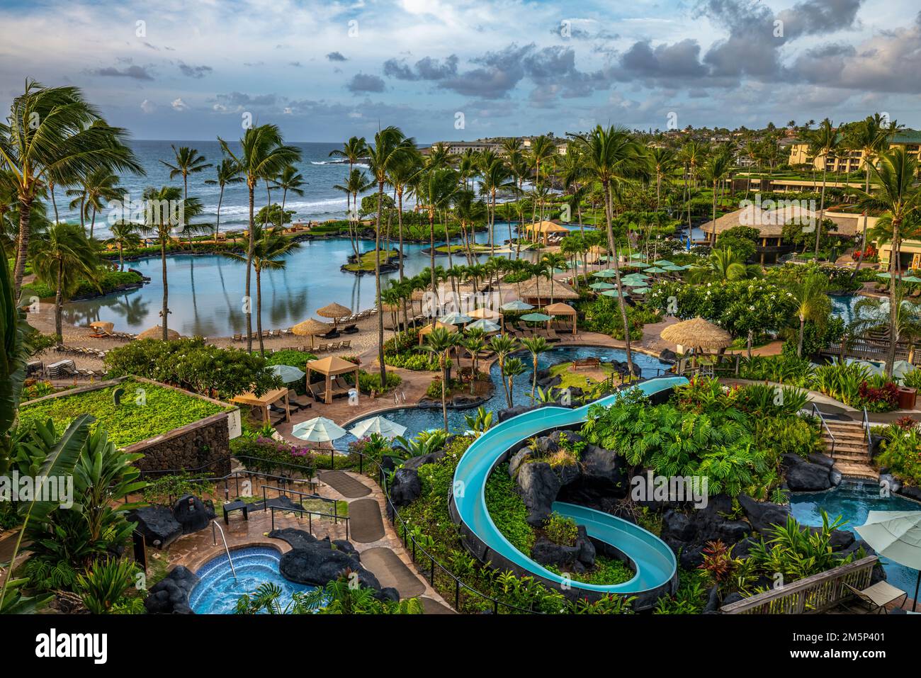 GRAND HYATT RESORT & SPA KOLOA KAUAI HAWAII USA Foto Stock