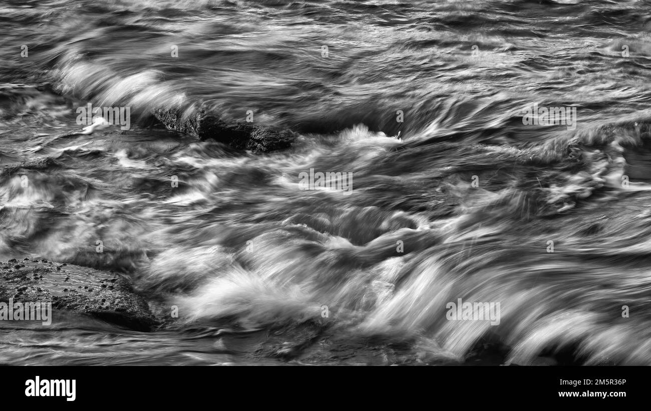 Onde in movimento Foto Stock