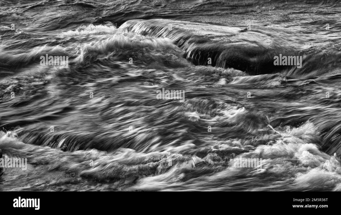 Onde in movimento Foto Stock
