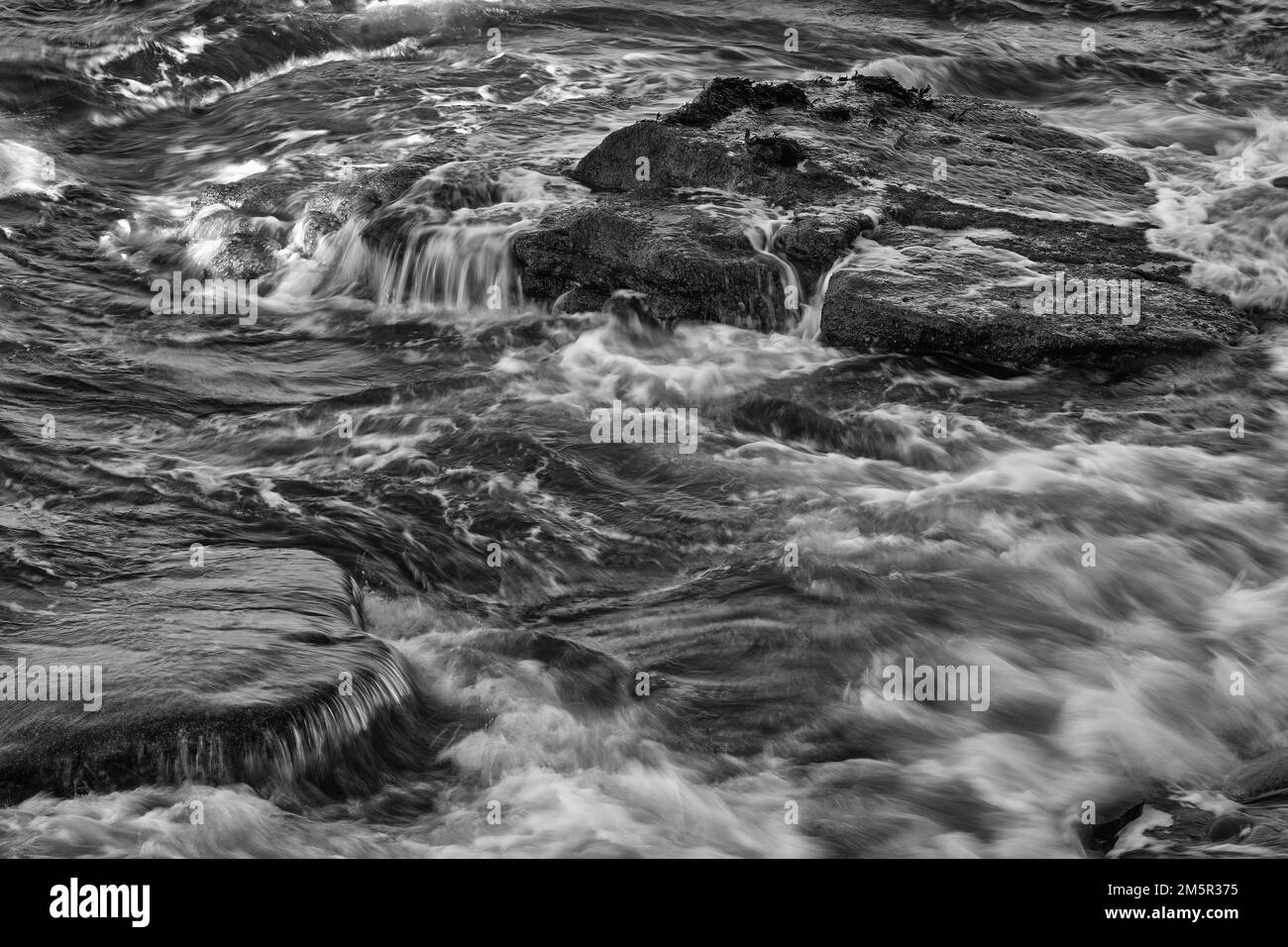 Onde in movimento Foto Stock