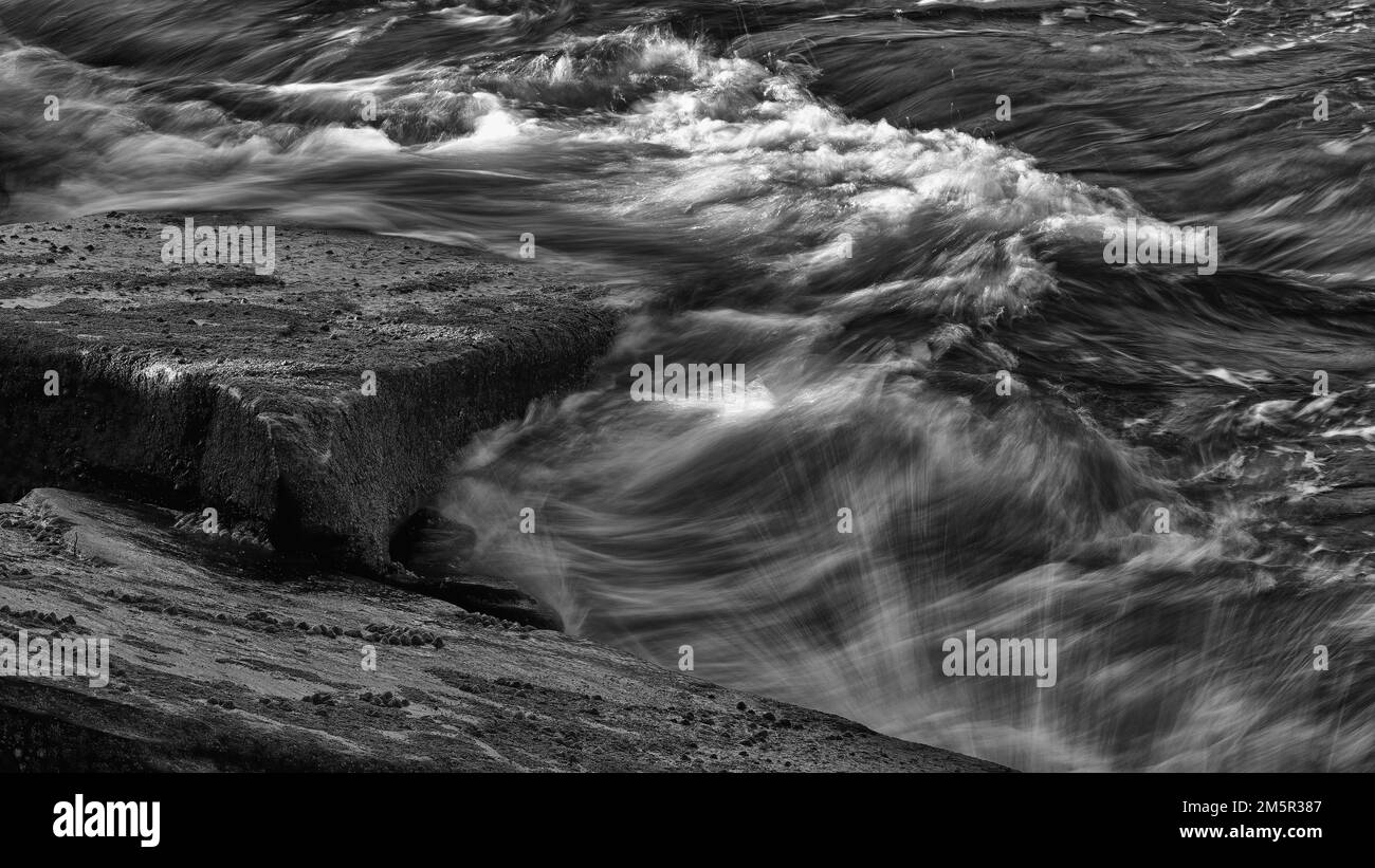 Onde in movimento Foto Stock