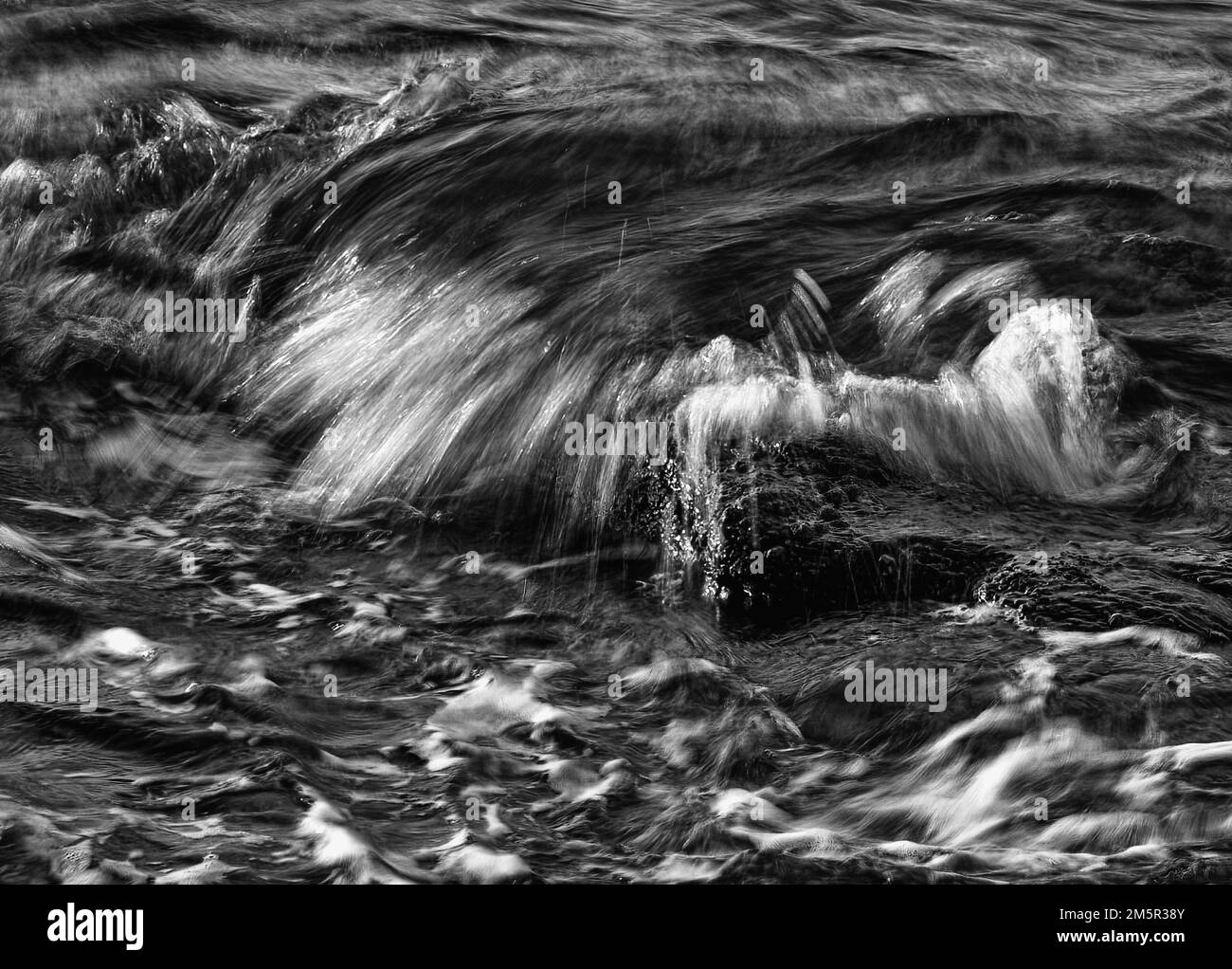 Onde in movimento Foto Stock