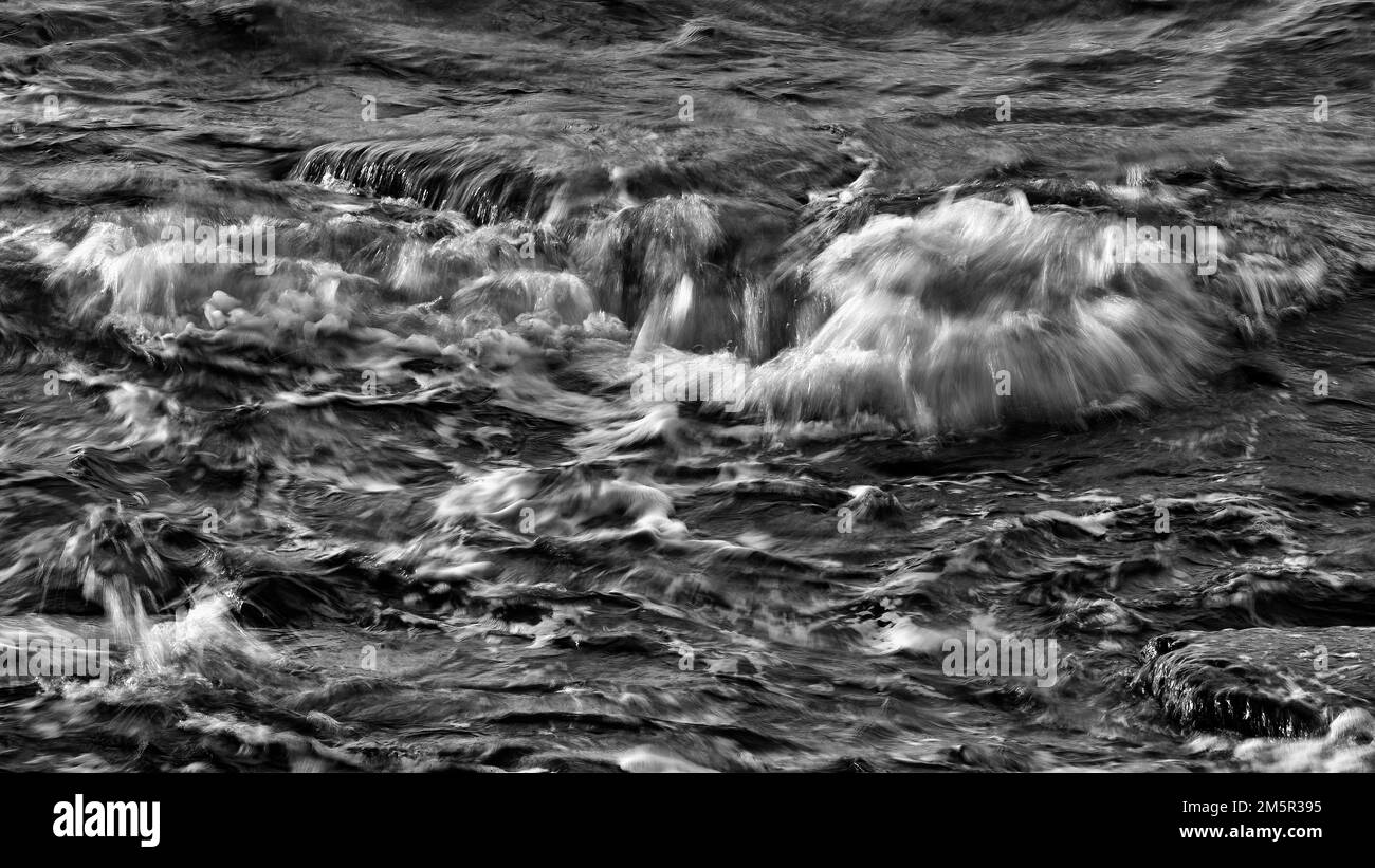 Onde in movimento Foto Stock