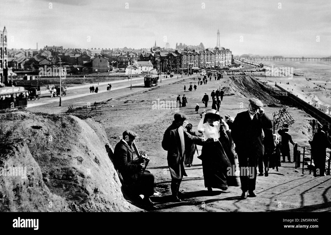 Blackpool dalle scogliere Foto Stock