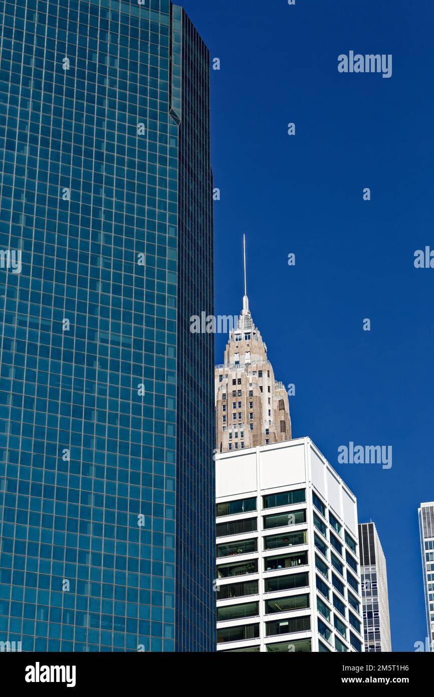 180 Maiden Lane, 70 Pine Street, 88 Pine Street Foto Stock