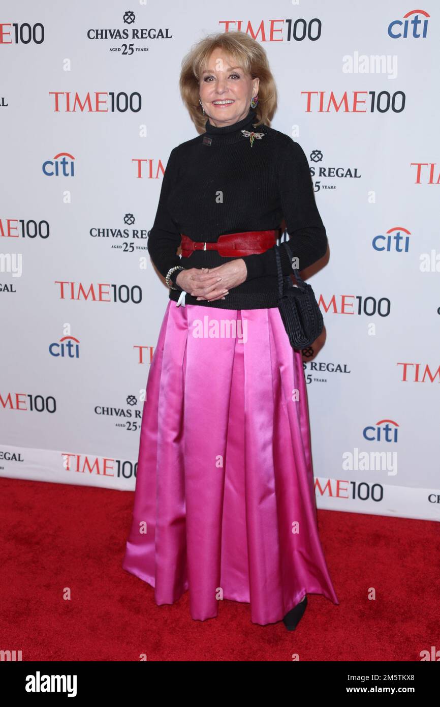 Barbara Walters partecipa al 2014° Gala del 100 al Frederick P. Rose Hall, Jazz al Lincoln Center il 29 aprile 2014 a New York City. Foto Stock