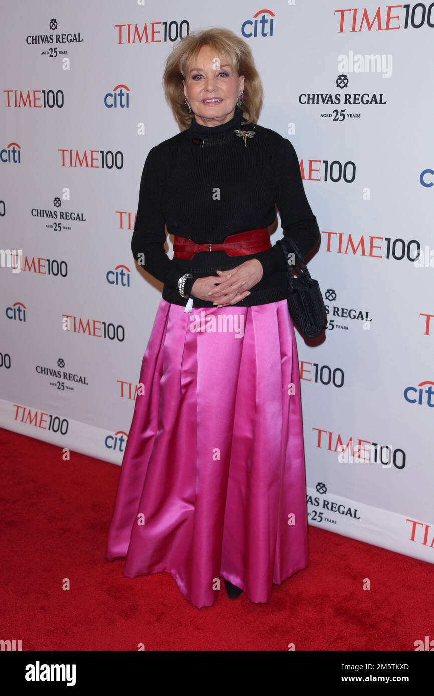 Barbara Walters partecipa al 2014° Gala del 100 al Frederick P. Rose Hall, Jazz al Lincoln Center il 29 aprile 2014 a New York City. Foto Stock