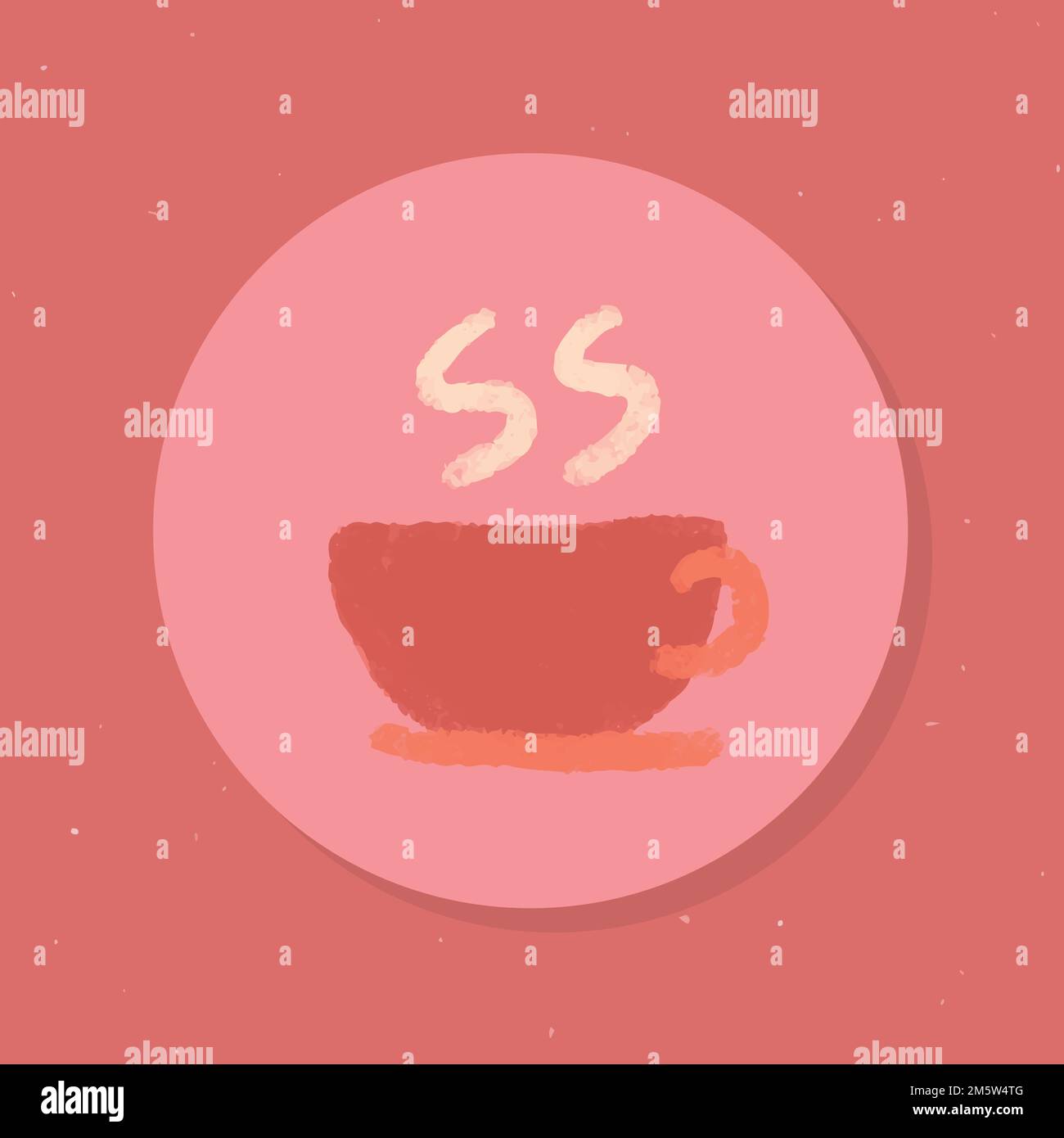 Instagram storia evidenziare bevanda calda icona vettore Illustrazione Vettoriale