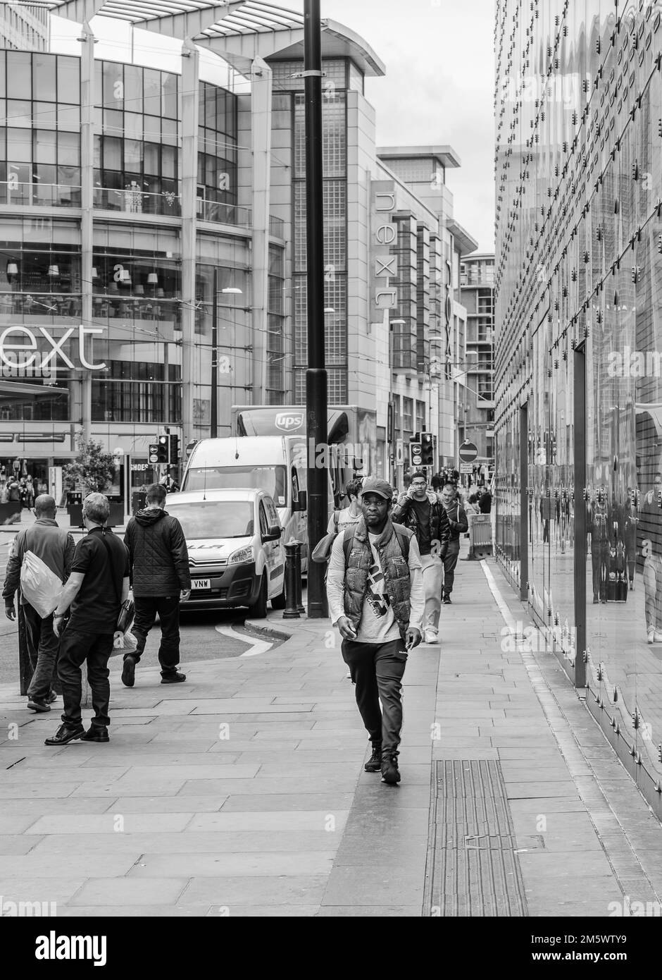 manchester exchangd square Foto Stock