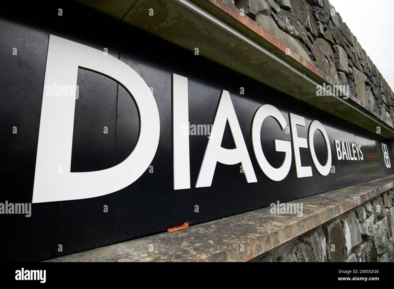 diageo baileys fabbrica di fornitura globale a newtownabbey, irlanda del nord, regno unito Foto Stock