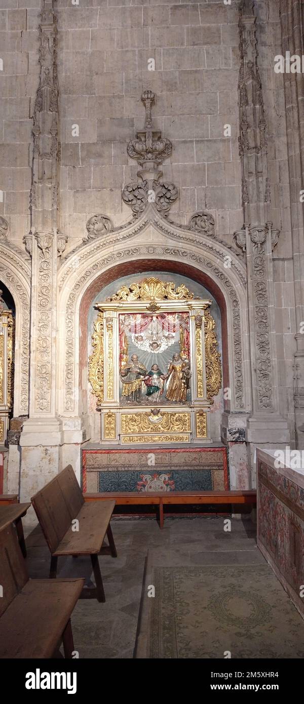 La Catedral Nueva de Salamanca ou Nouvelle cathédrale de Salamanque placée sous l'invocation de l'Assomption de la Vierge, est, avec l'ancienne catéd Foto Stock