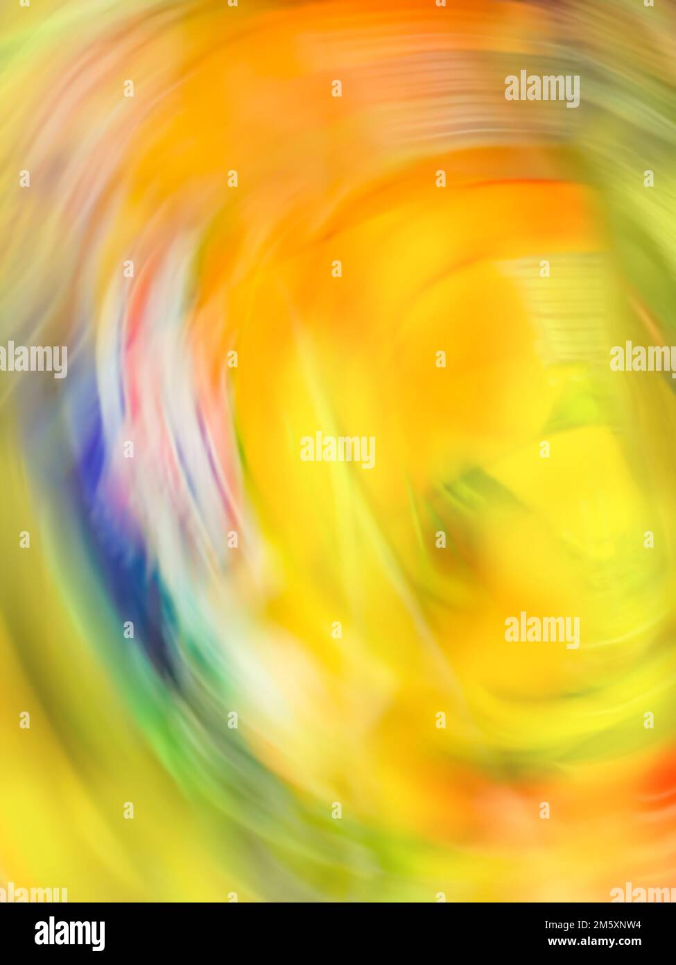 Matita pittura rainbow sfocatura sfondo. Matita a mano libera curve colorate colpo sfocato bokeh sfondo. Foto Stock