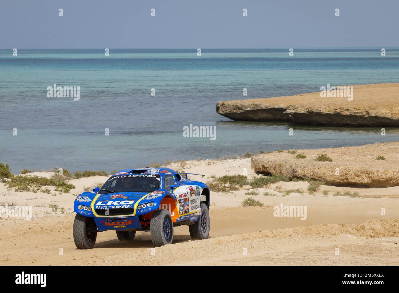 Yanbu, Arabia Saudita. 31st Dec, 2022. 227 CORONEL Tim (nld), CORONEL Tom (nld), Coronel Dakar Team, Century, Auto, Azione durante il prologo della Dakar 2023, il 31 dicembre 2022 vicino a Yanbu, Arabia Saudita - Foto: FR..d..ric le Floc...h/DPPI/LiveMedia Foto Stock