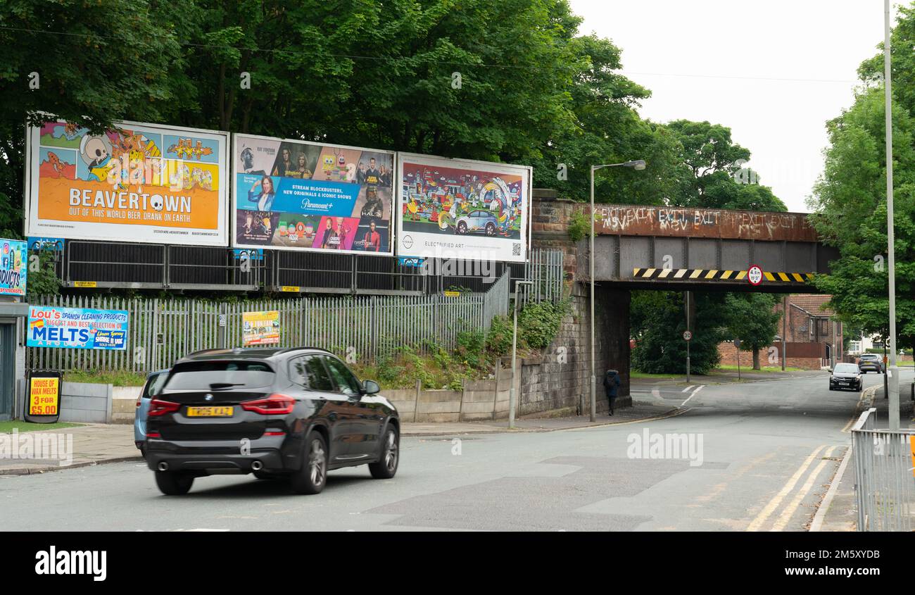 Broad Lane, Norris Green, Liverpool 11. Questa immagine è stata ripresa nel luglio 2022. Foto Stock