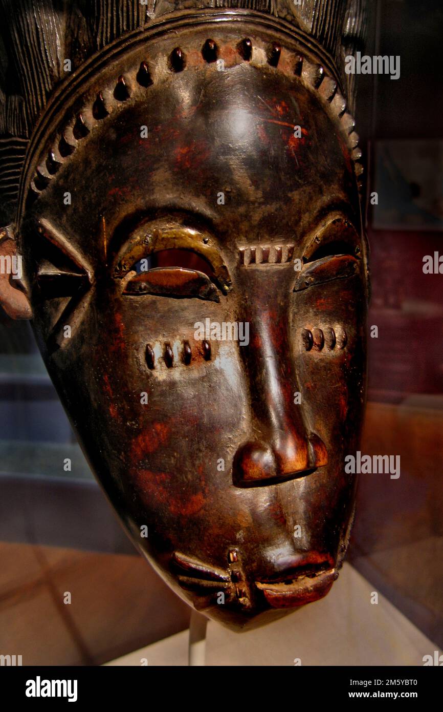 Africano mask.tif V. Foto Stock