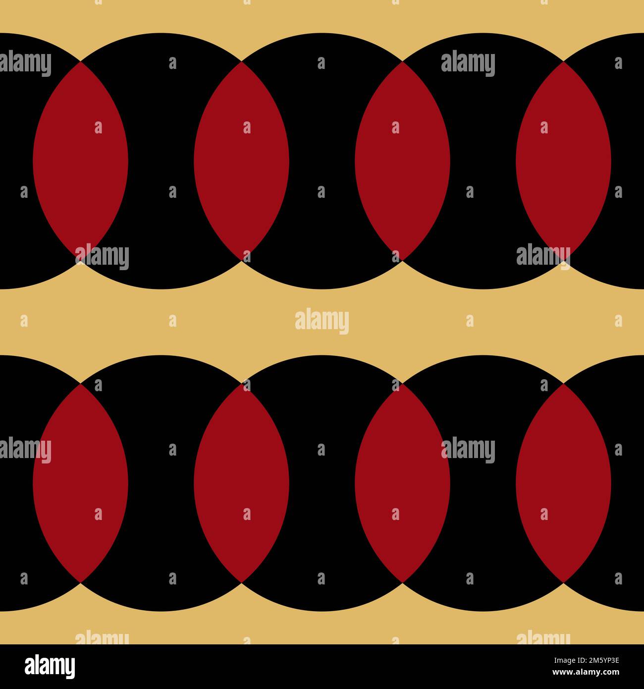 Arte geometrica moderna di metà secolo Illustrazione Vettoriale