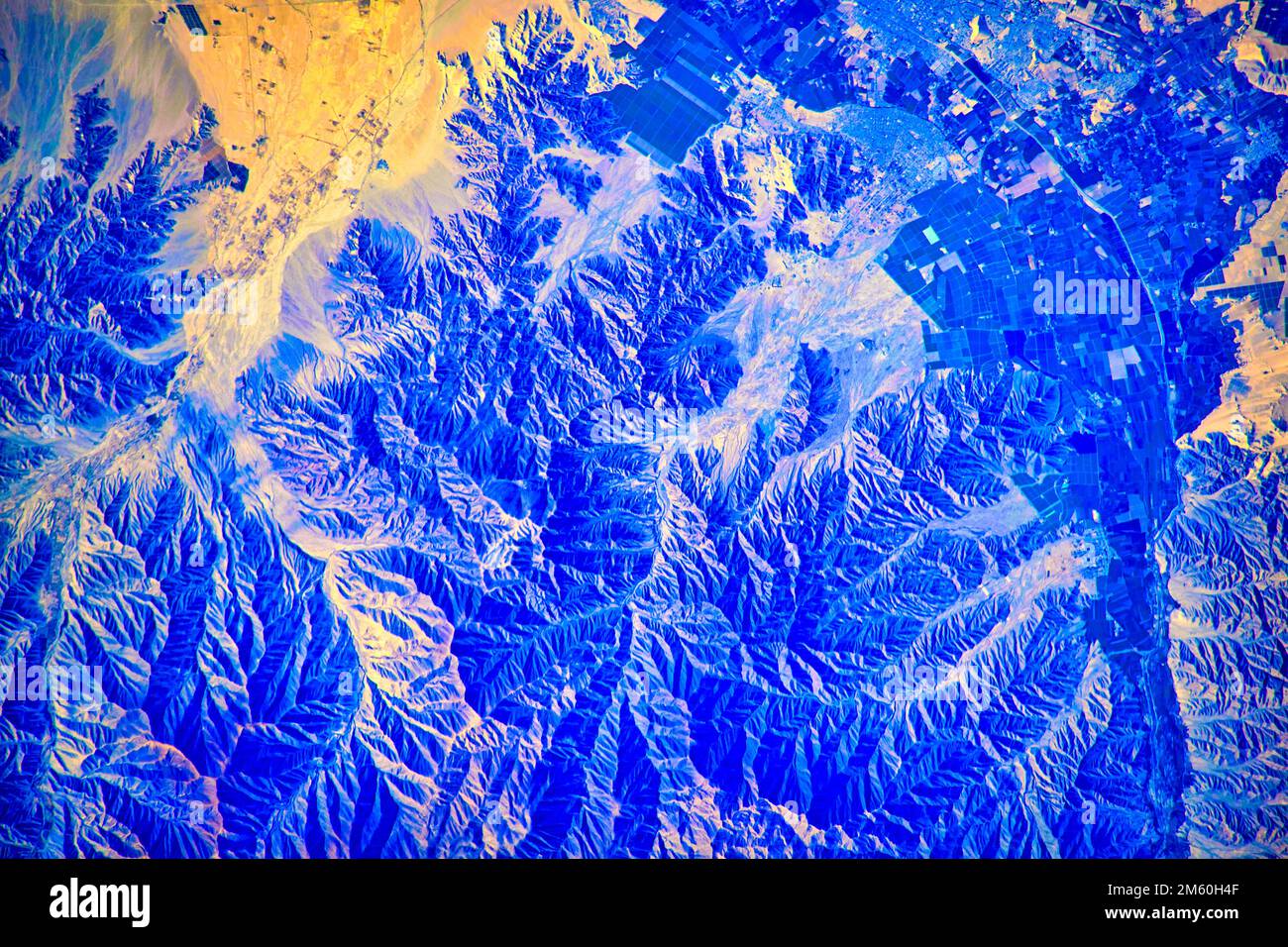 La bellezza del Perù. Per le linee guida sull'utilizzo della NASA: Fare riferimento a https://www.nasa.gov/multimedia/guidelines/index.htm Foto Stock