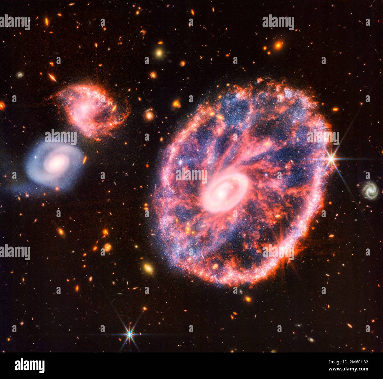 Ruota motrice Galaxy. Per le linee guida sull'utilizzo della NASA: Fare riferimento a https://www.nasa.gov/multimedia/guidelines/index.htm Foto Stock