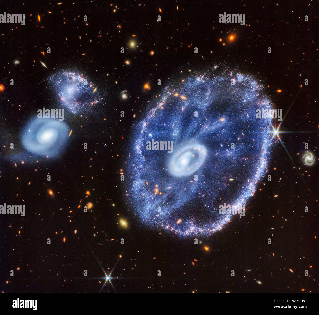 Ruota motrice Galaxy. Per le linee guida sull'utilizzo della NASA: Fare riferimento a https://www.nasa.gov/multimedia/guidelines/index.htm Foto Stock