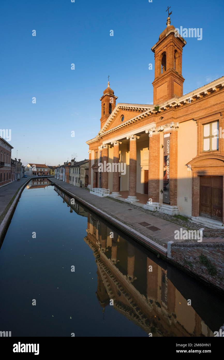 Museo Delta Antico, Comacchio, Via Agatopisto Cromaciano, Emilia-Romagna, Italia Foto Stock