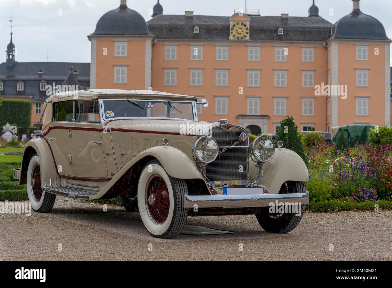 Auto classica Hispano Suiza H6B, Cabriolet Spohn, Spagna 1932, Svizzera 1932, 6 cilindri, 7. 982 ccm, 180 cv, 4 velocità, overdrive, 2. 250 kg, 160 km Foto Stock