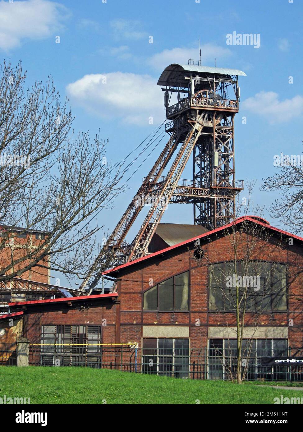 Miniera di carbone Michal nella regione di Ostrava nella Repubblica Ceca, oggi un museo Foto Stock