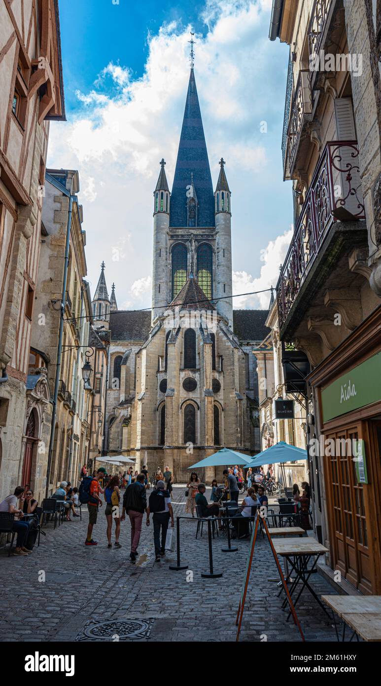 Paroissie Notre Dame a Digione, Francia Foto Stock