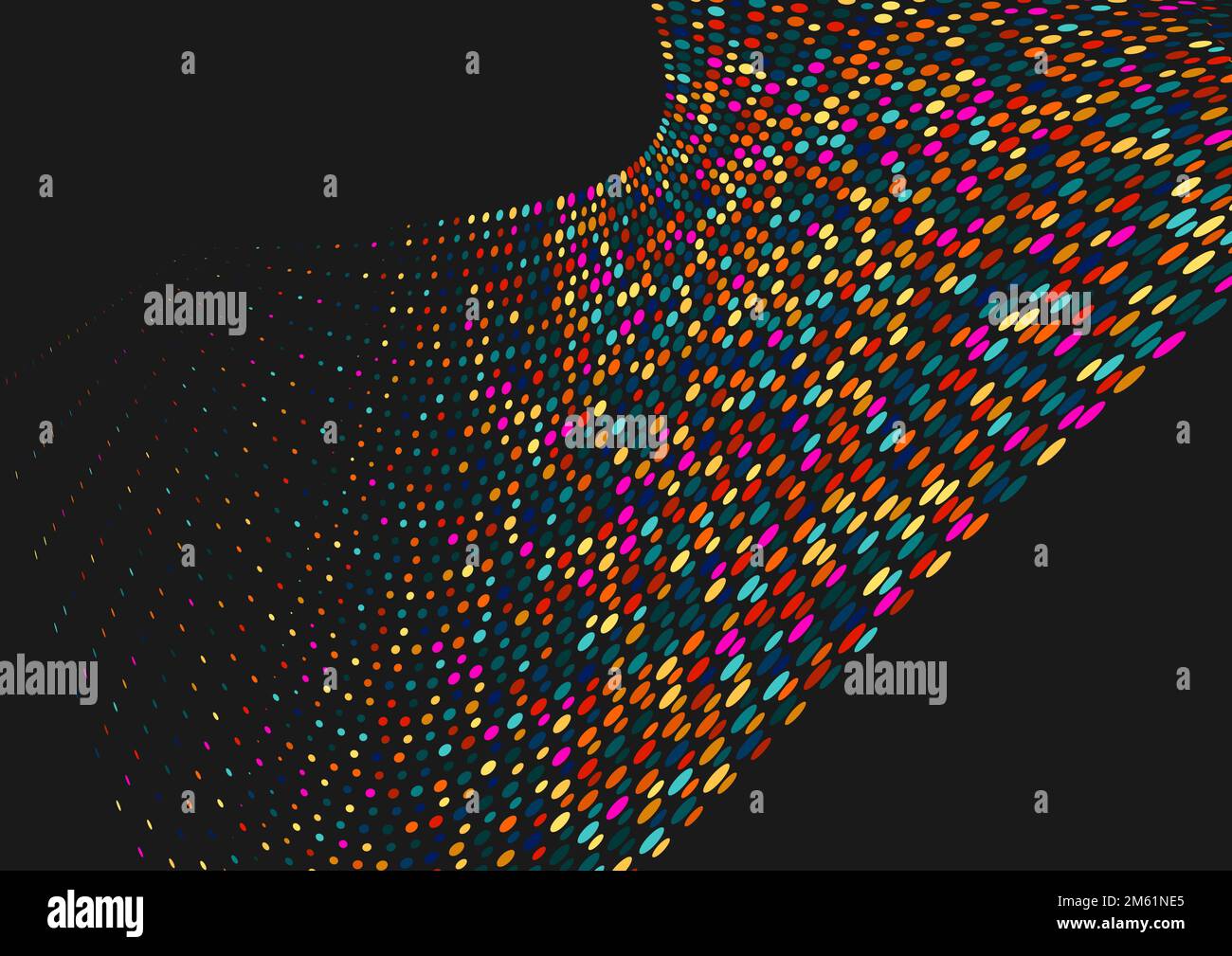 Sfondi colorati astratti per striscioni, poster e design creativo. Layout modificabile per copertine di libri, riviste, notebook, album, opuscoli. D piatto Illustrazione Vettoriale