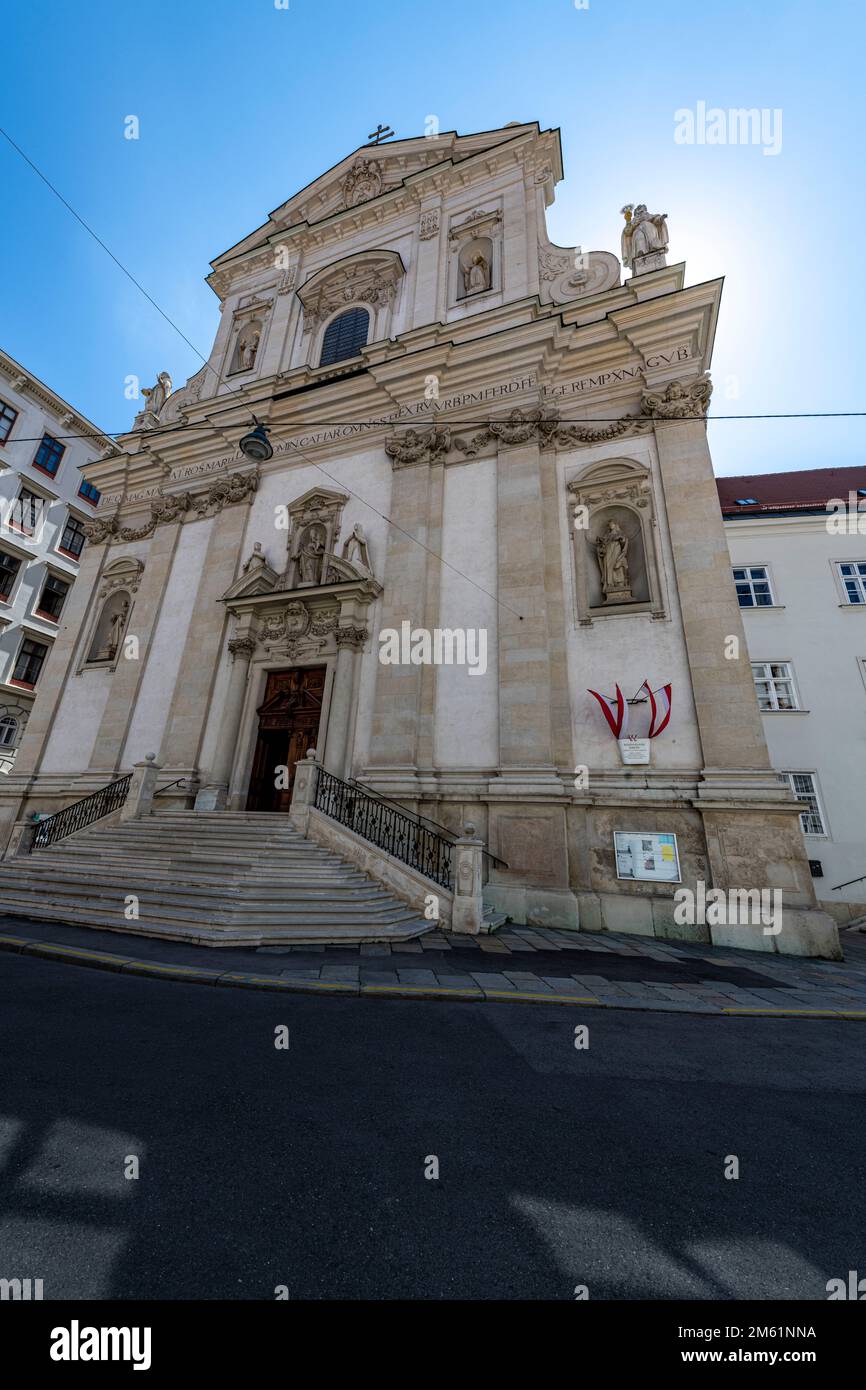 Chiesa barocca di Santa Maria Rotunda, Vienna, Austria Foto Stock