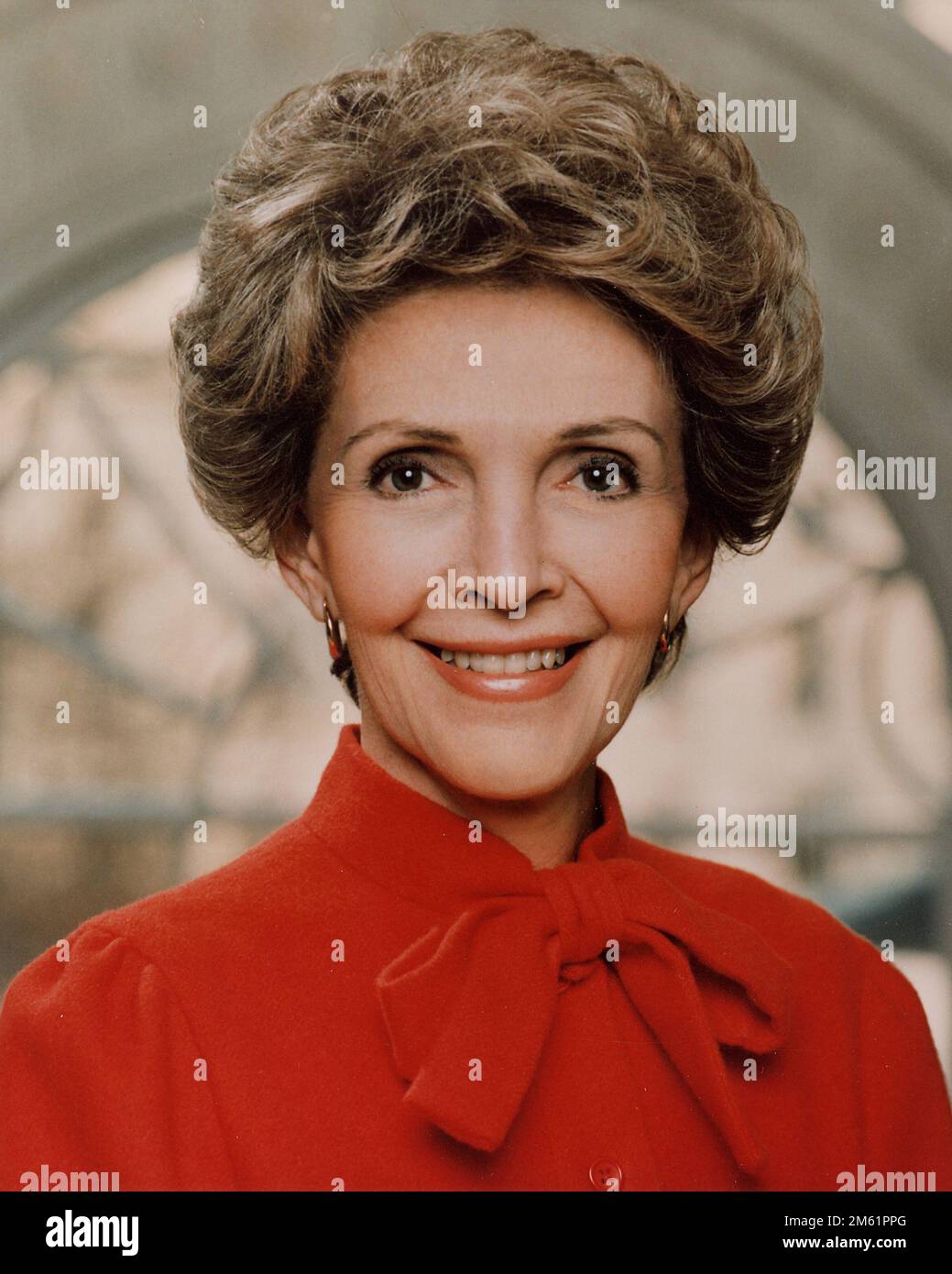 Il Ritratto ufficiale di First Lady Nancy Reagan, 1983 Foto Stock