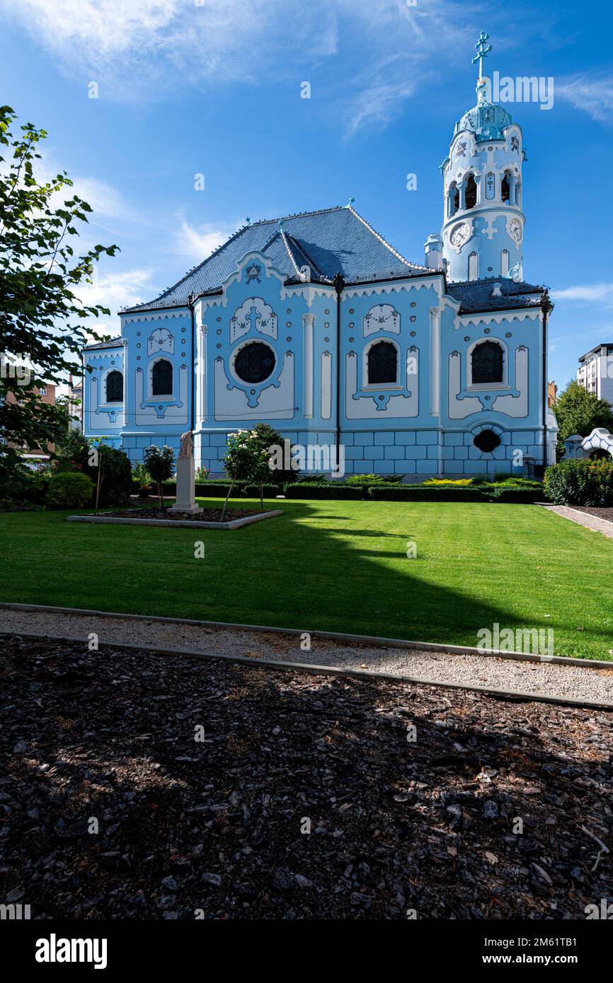 La Chiesa Blu, Bratislava, Slovacchia Foto Stock