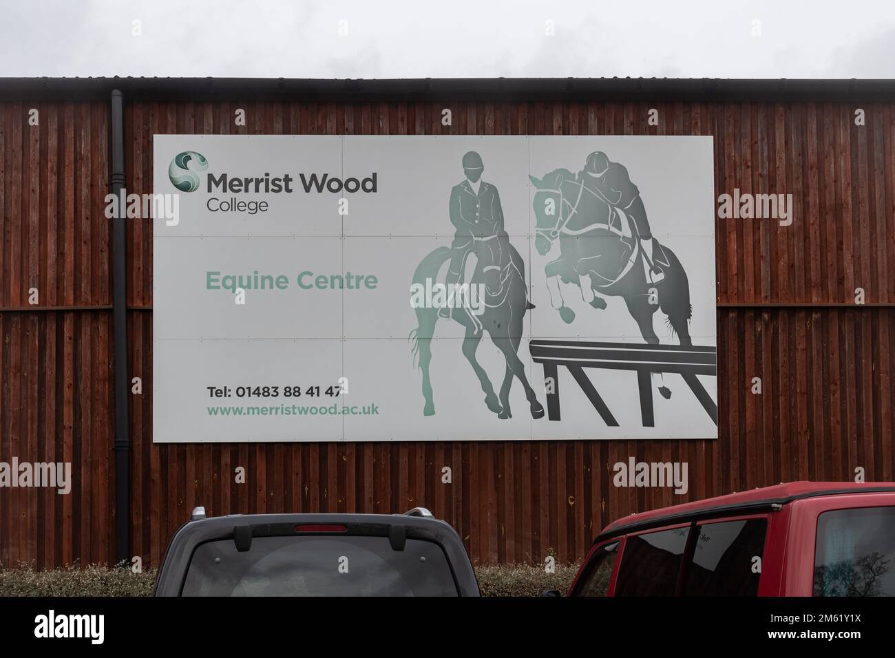 Merrist Wood College e University Centre campus, Worplesdon vicino a Guildford, Surrey, Inghilterra UK, un Activate Learning College per materie terrestri Foto Stock