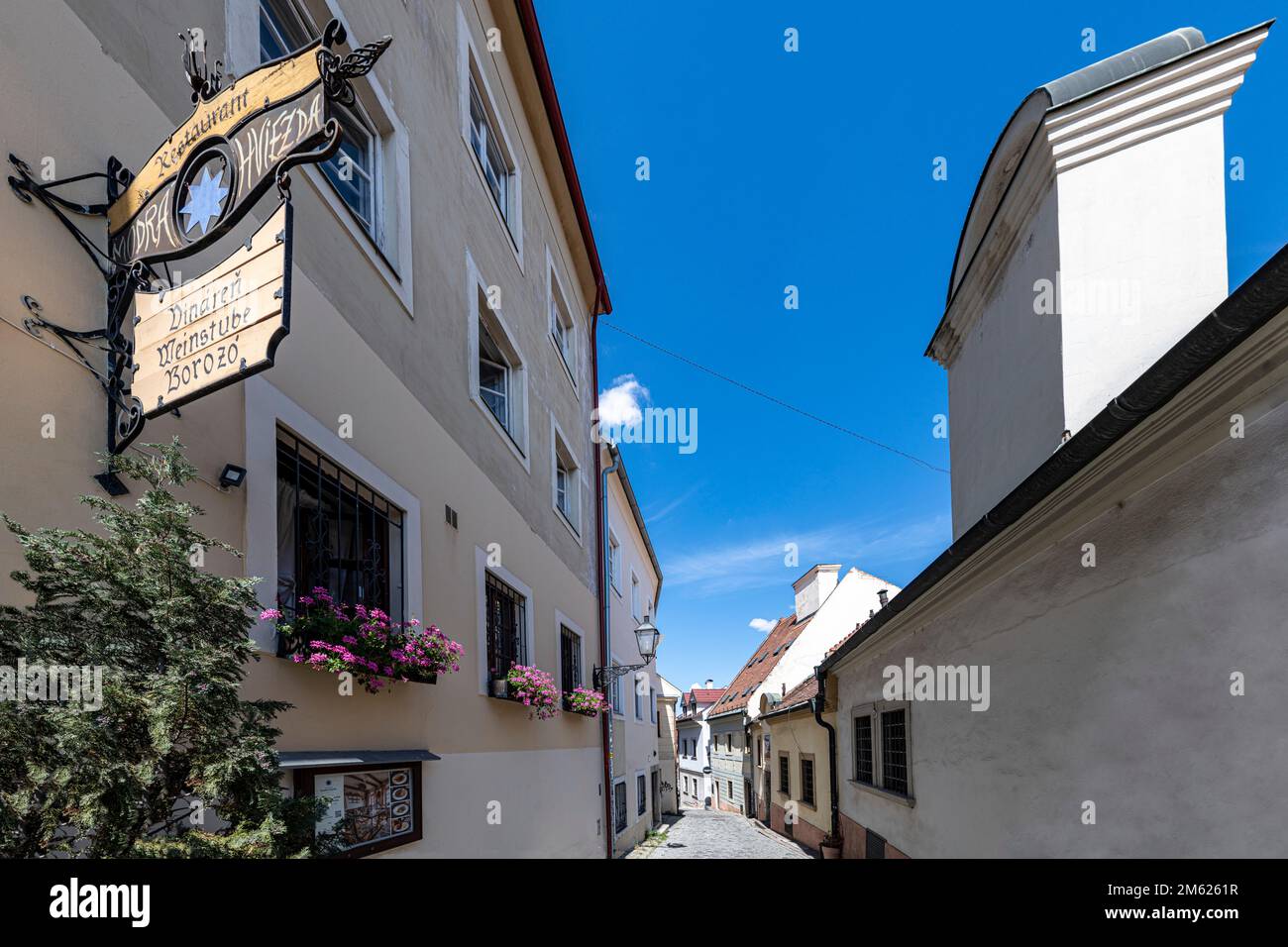 I vecchi quartieri, Bratislava, Slovacchia Foto Stock