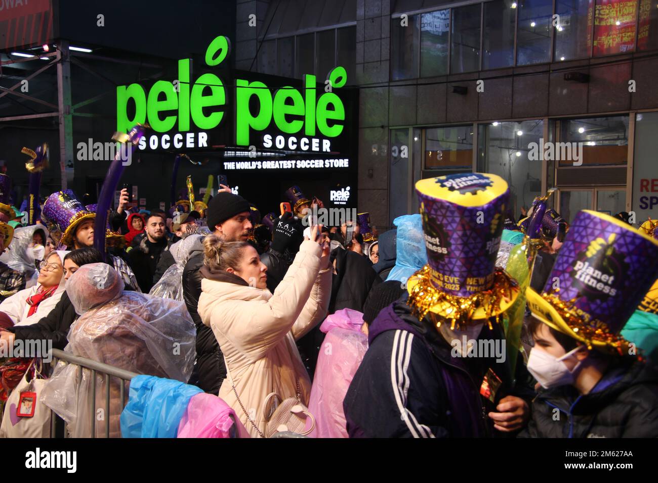 Times Square, New York, NY i 10036 Stati Uniti. 1 gennaio 2023. I