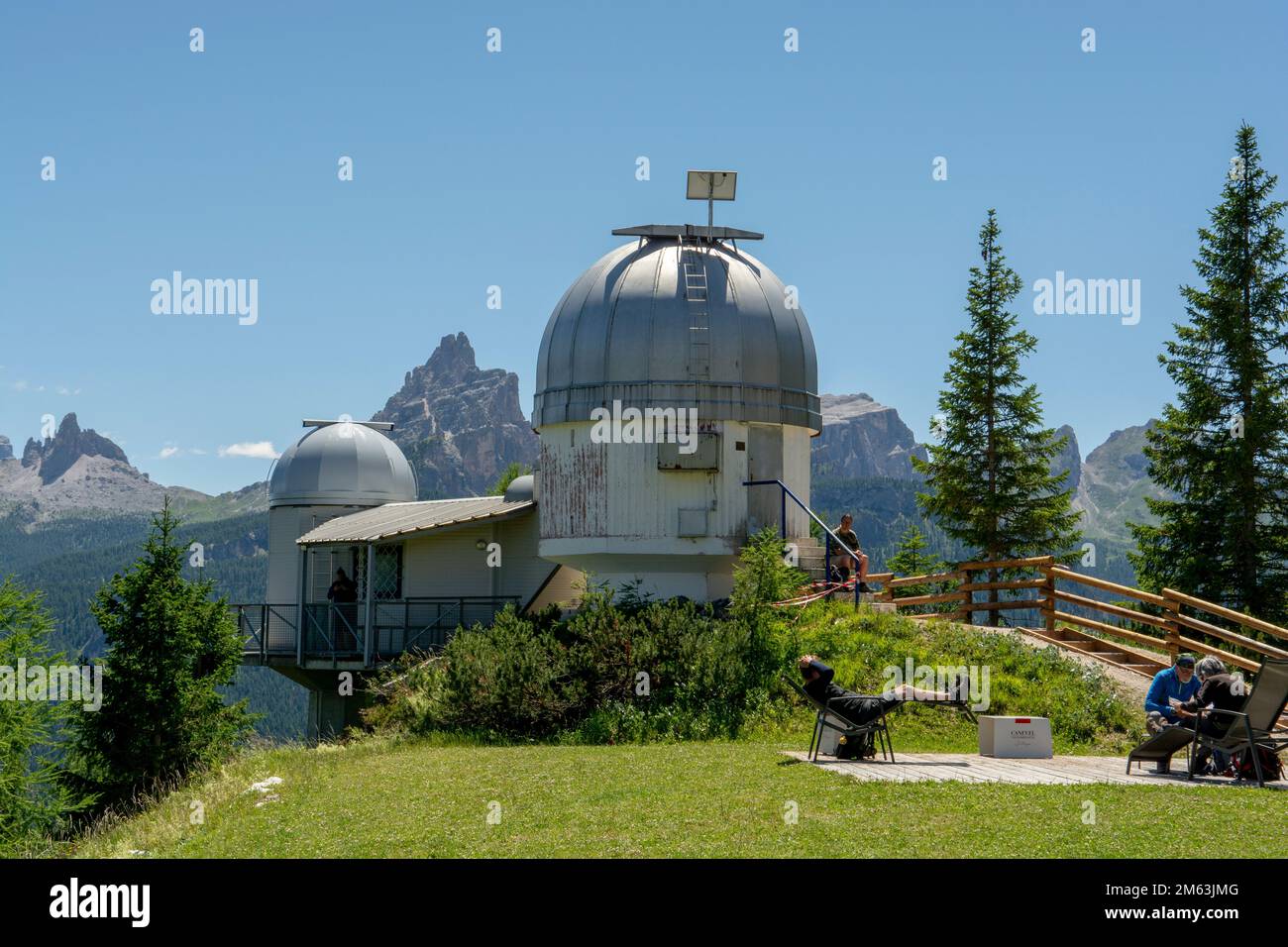 L'Osservatorio Astronomico di Helmut Ullrich. Cortina d'Ampezzo. Dolomiti. Italia. Foto Stock