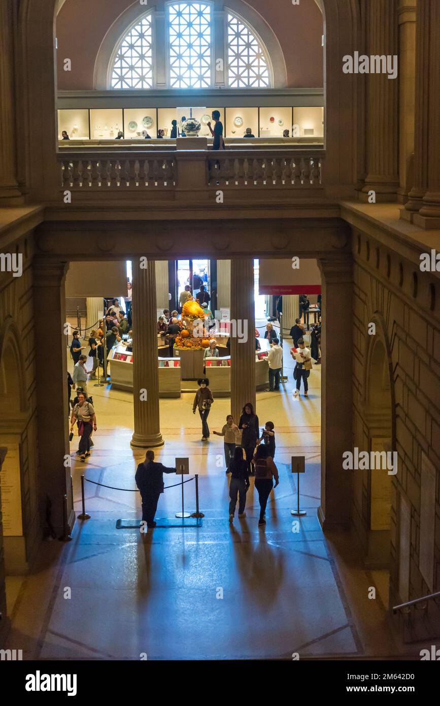 Metropolitan Museum of Art, il più grande museo d'arte delle Americhe, New York City, USA Foto Stock