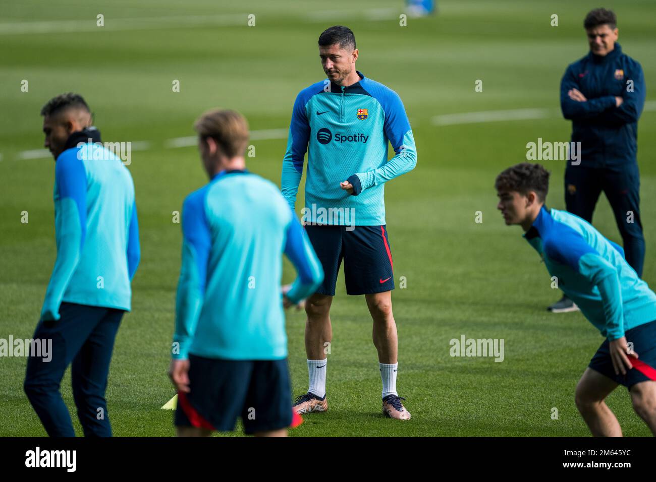 Barcellona, Spagna, 2, gennaio 2023. Spagna-Calcio-prima sessione di  allenamento del FC Barcelona. Credit: Joan G/Alamy Live News Foto stock -  Alamy