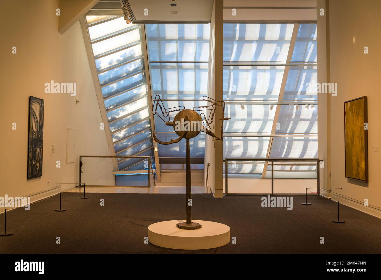 Scultura astratta moderna, Metropolitan Museum of Art, New York City, USA Foto Stock