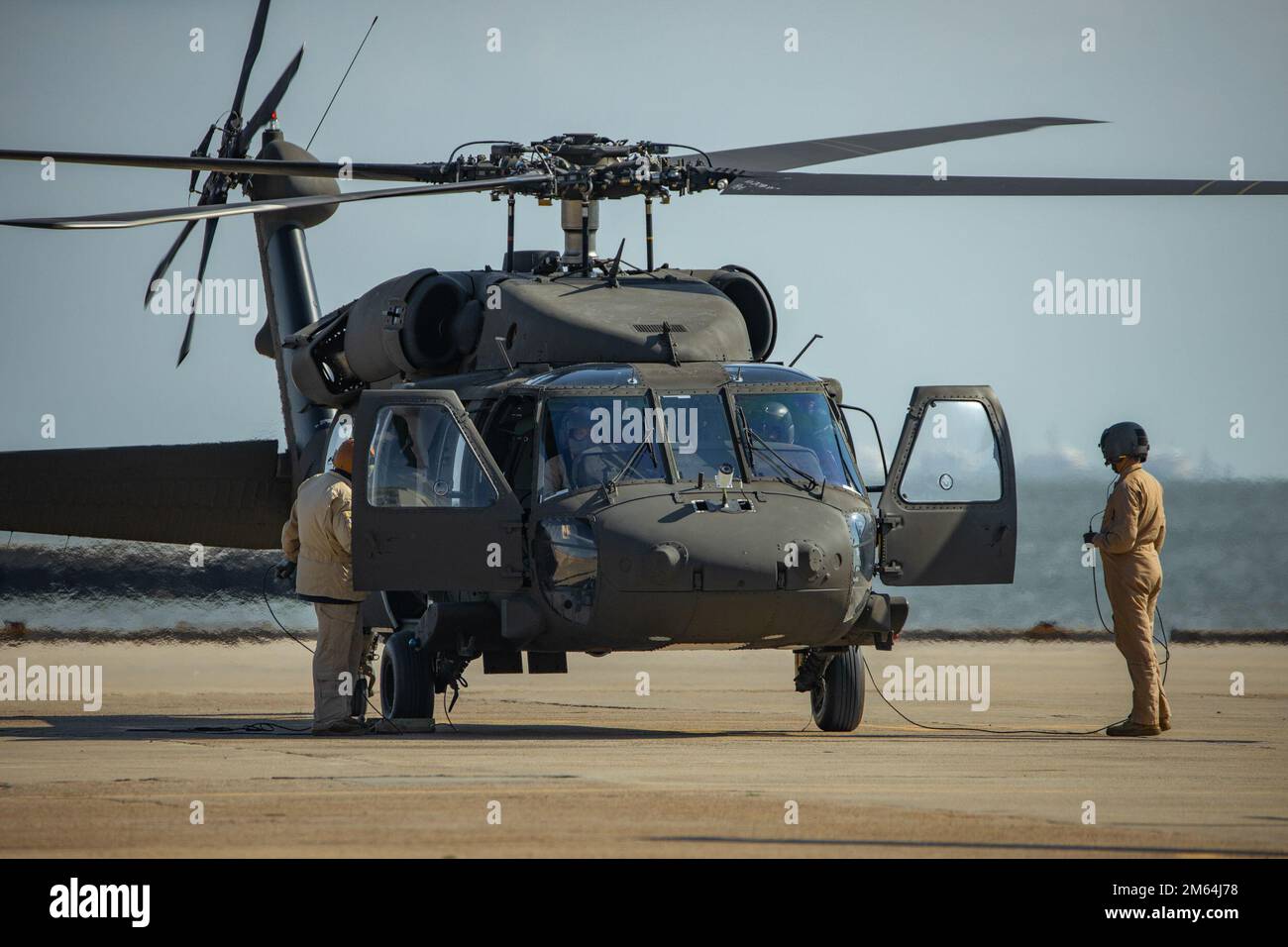 CCAD si prepara al test finale di UH60 Blackhawk. Foto Stock